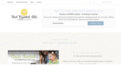 Desktop Screenshot of bestessentialoils.com