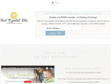 Tablet Screenshot of bestessentialoils.com